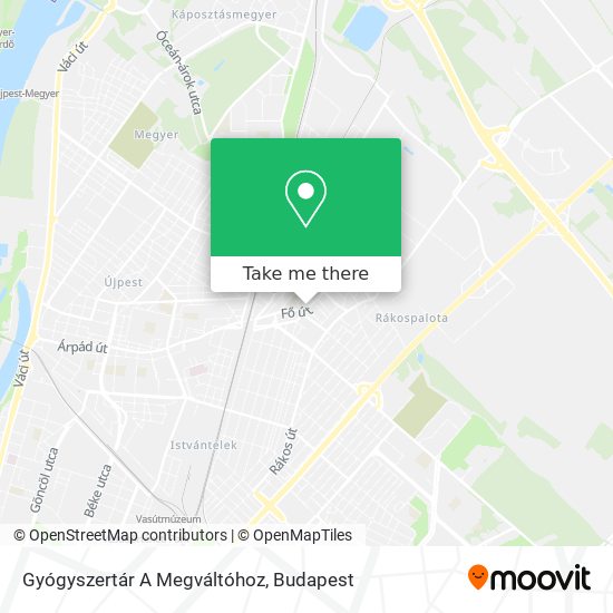 Gyógyszertár A Megváltóhoz map