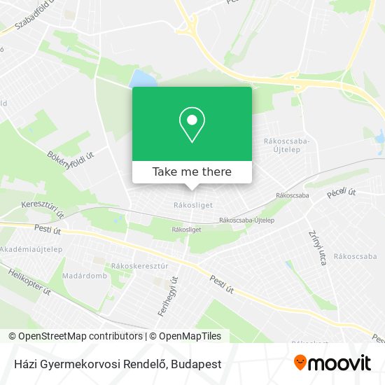 Házi Gyermekorvosi Rendelő map