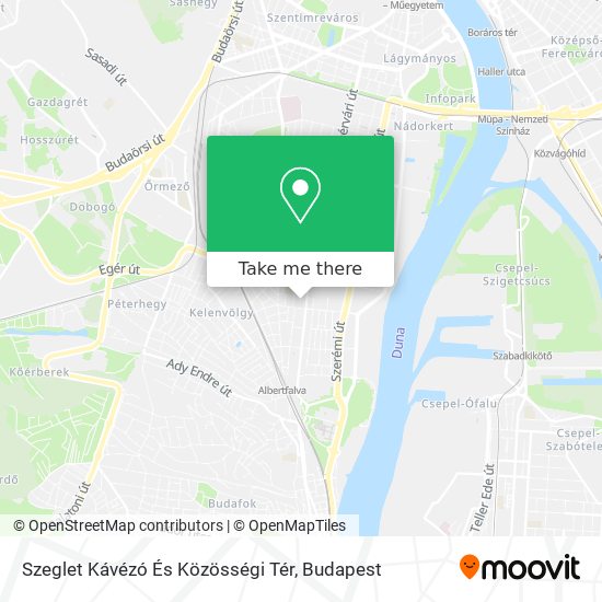 Szeglet Kávézó És Közösségi Tér map