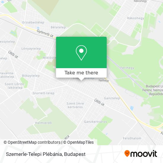 Szemerle-Telepi Plébánia map