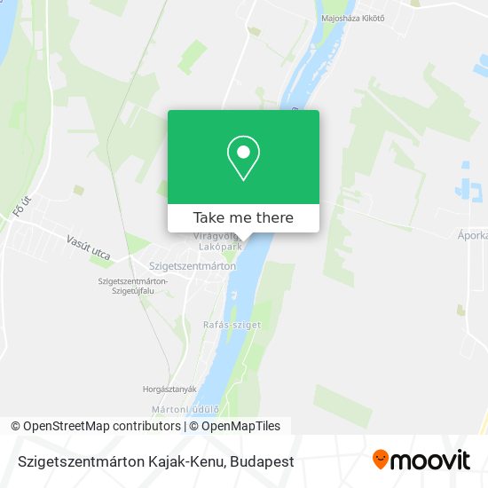 Szigetszentmárton Kajak-Kenu map