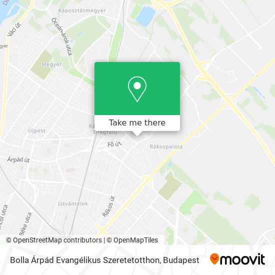 Bolla Árpád Evangélikus Szeretetotthon map