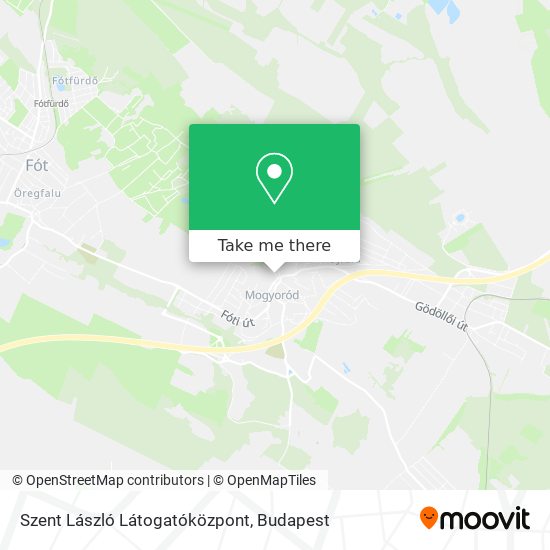 Szent László Látogatóközpont map