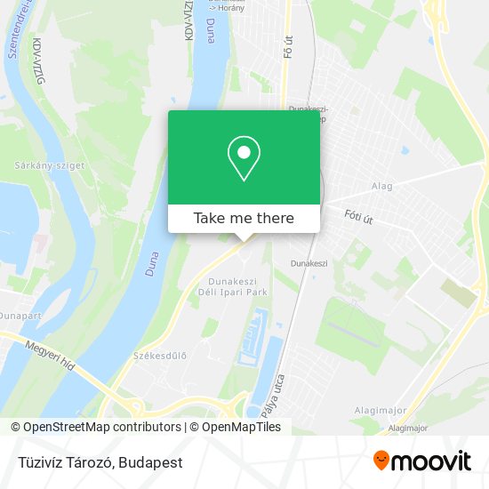 Tüzivíz Tározó map