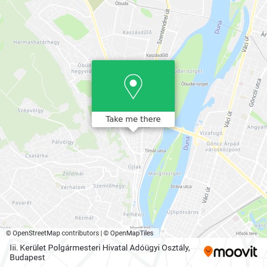 Iii. Kerület Polgármesteri Hivatal Adóügyi Osztály map