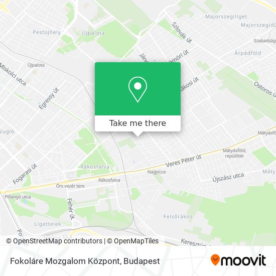 Fokoláre Mozgalom Központ map