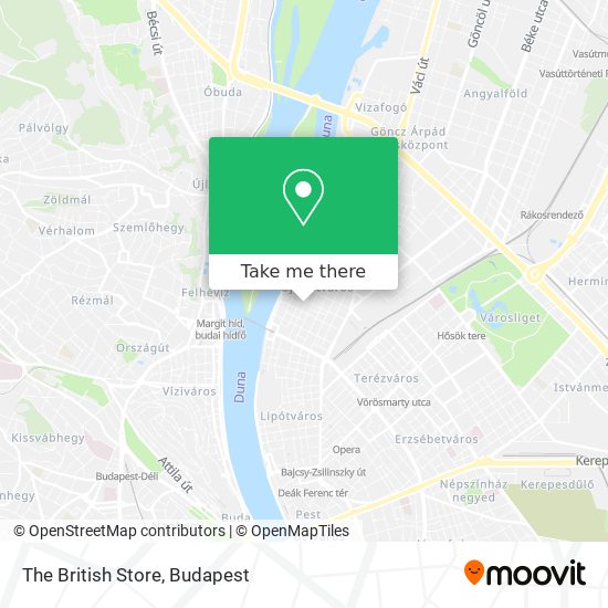 The British Store map