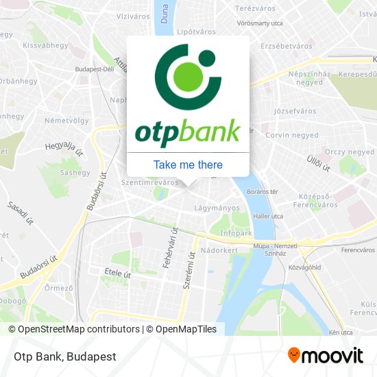 Otp Bank map