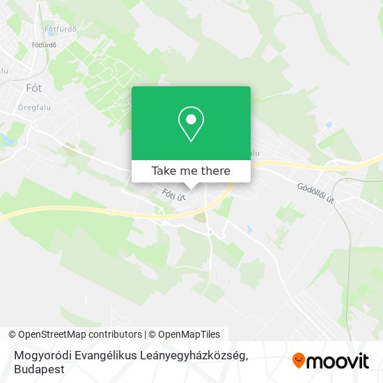 Mogyoródi Evangélikus Leányegyházközség map