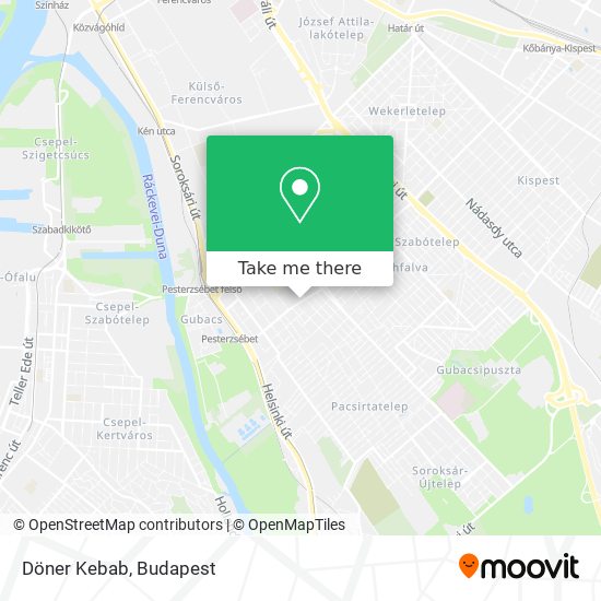 Döner Kebab map