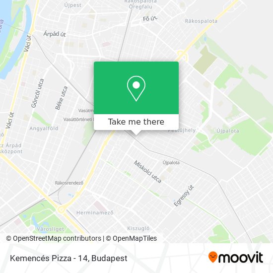 Kemencés Pizza - 14 map