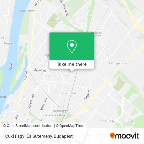 Cuki Fagyi És Sütemény map