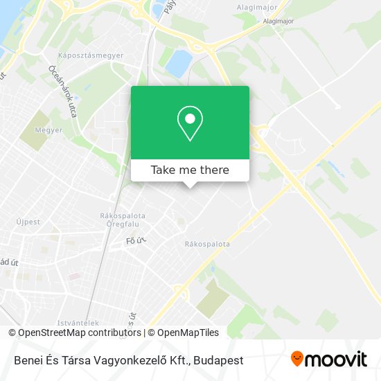 Benei És Társa Vagyonkezelő Kft. map