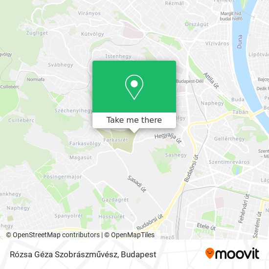 Rózsa Géza Szobrászművész map