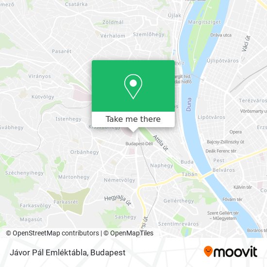 Jávor Pál Emléktábla map
