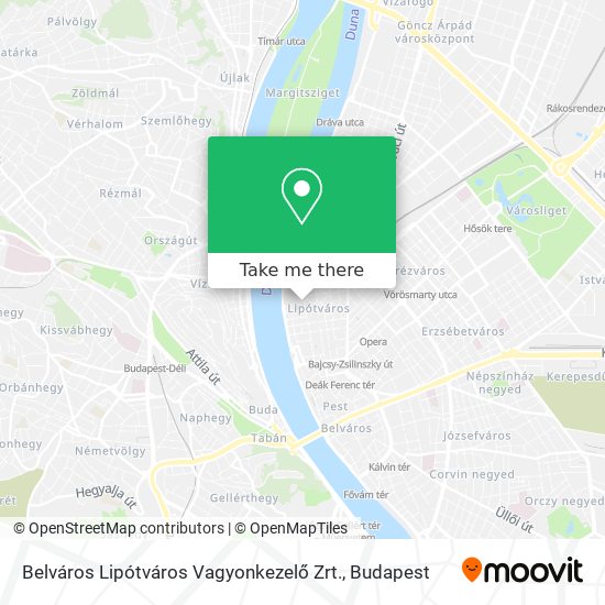 Belváros Lipótváros Vagyonkezelő Zrt. map