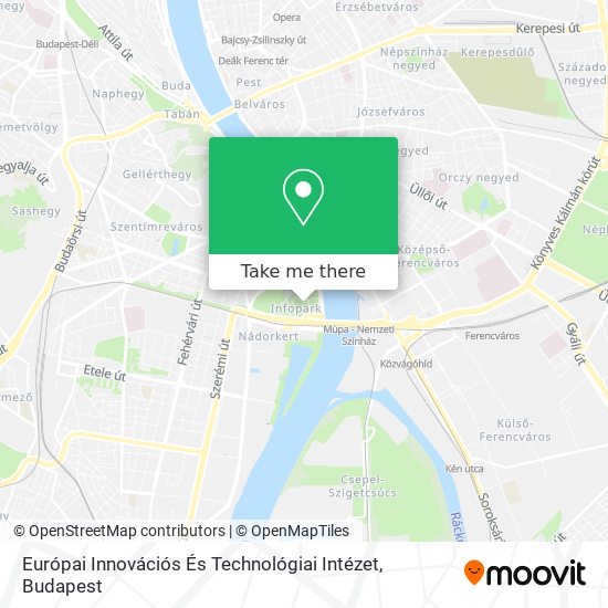 Európai Innovációs És Technológiai Intézet map