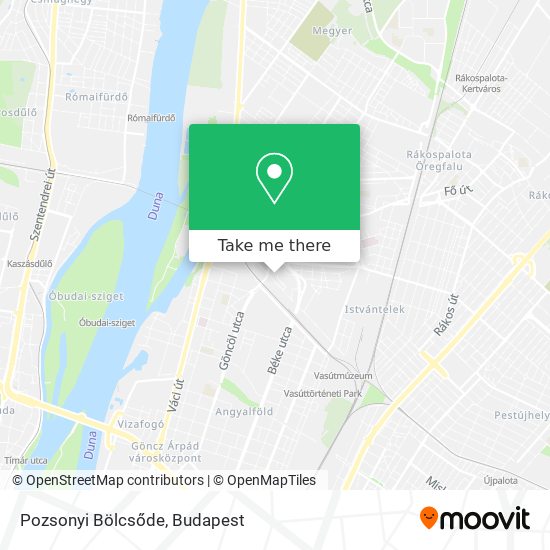 Pozsonyi Bölcsőde map