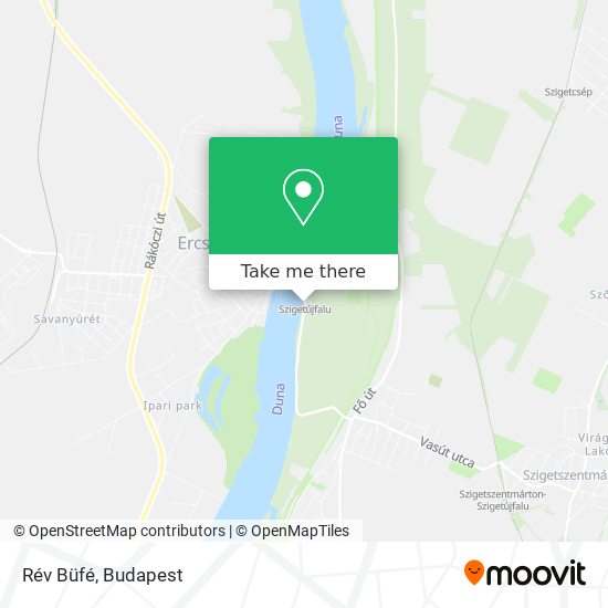 Rév Büfé map