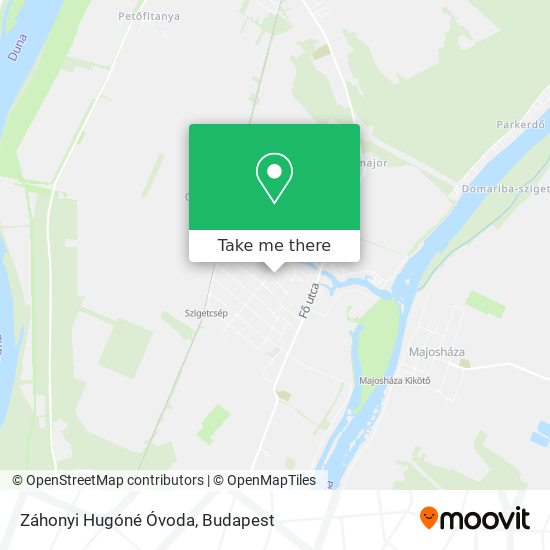 Záhonyi Hugóné Óvoda map