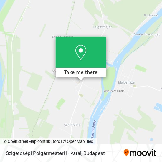 Szigetcsépi Polgármesteri Hivatal map