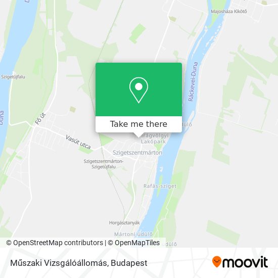 Műszaki Vizsgálóállomás map