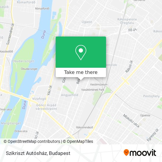 Szikriszt Autósház map