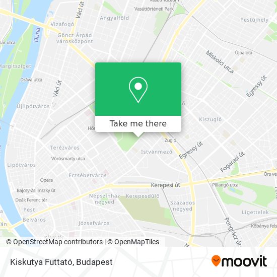 Kiskutya Futtató map