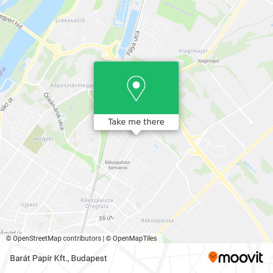 Barát Papír Kft. map