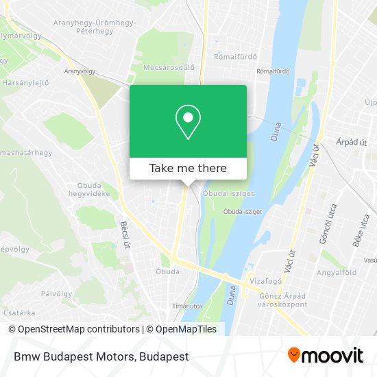 Bmw Budapest Motors map