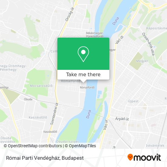 Római Parti Vendégház map