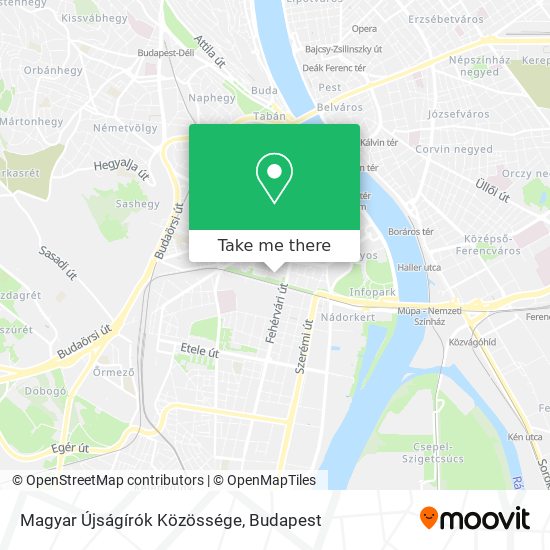 Magyar Újságírók Közössége map