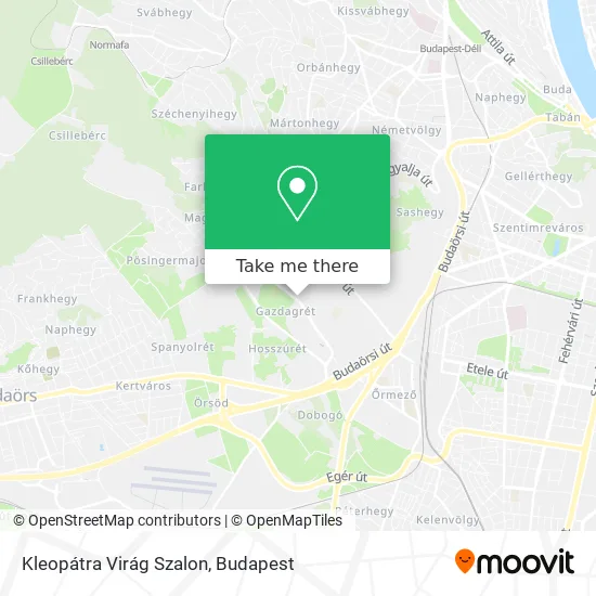 Kleopátra Virág Szalon map