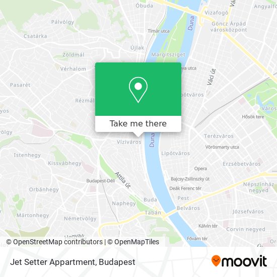 Jet Setter Appartment map