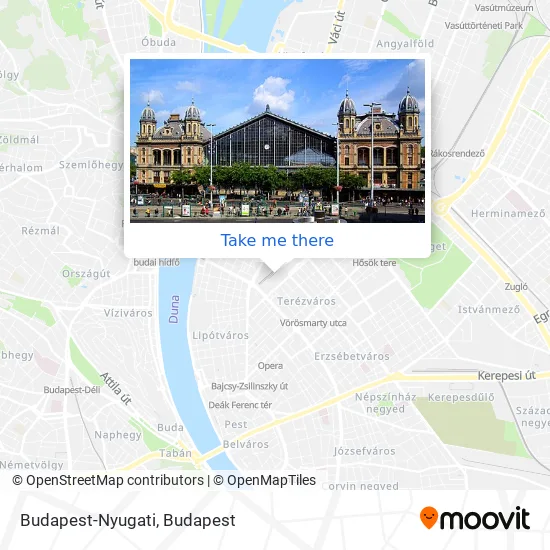Budapest-Nyugati map