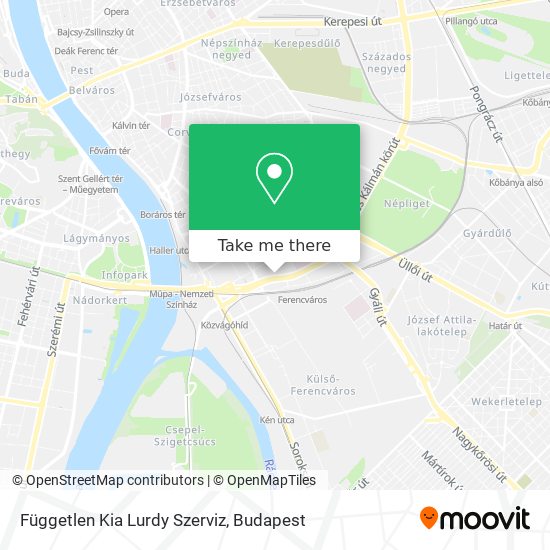 Független Kia Lurdy Szerviz map