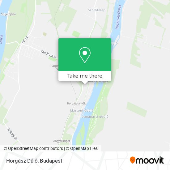 Horgász Dűlő map