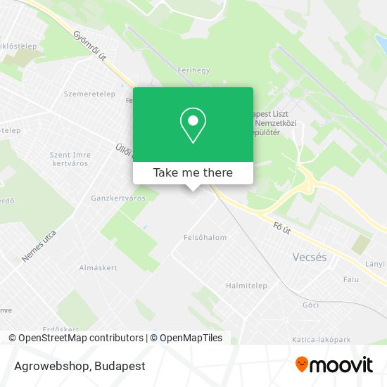 Agrowebshop map