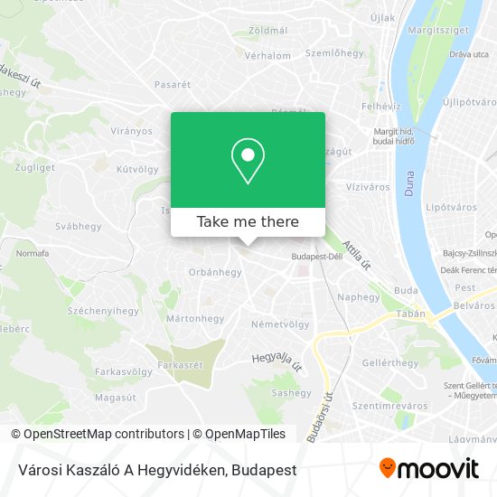 Városi Kaszáló A Hegyvidéken map