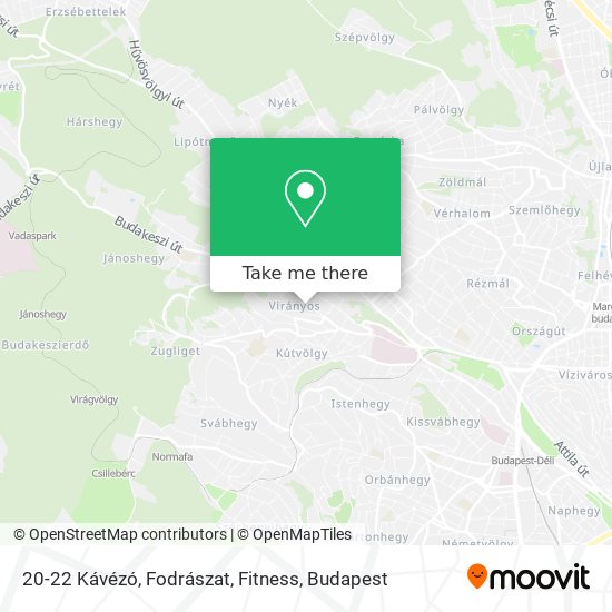 20-22 Kávézó, Fodrászat, Fitness map