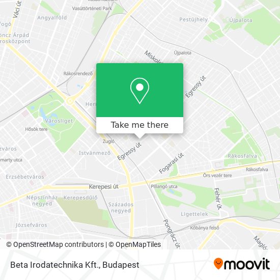 Beta Irodatechnika Kft. map