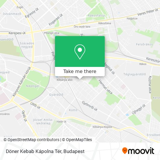 Döner Kebab Kápolna Tér map