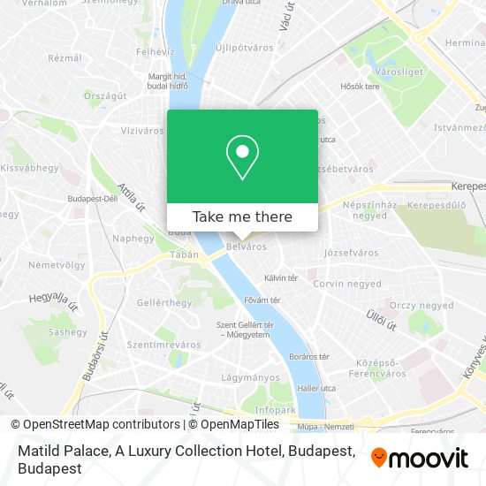 Matild Palace, A Luxury Collection Hotel, Budapest map
