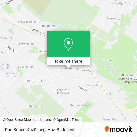 Don Bosco Közösségi Ház map