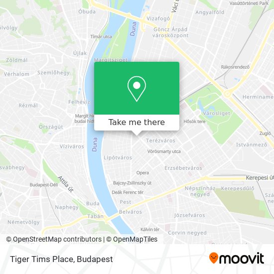 Tiger Tims Place map