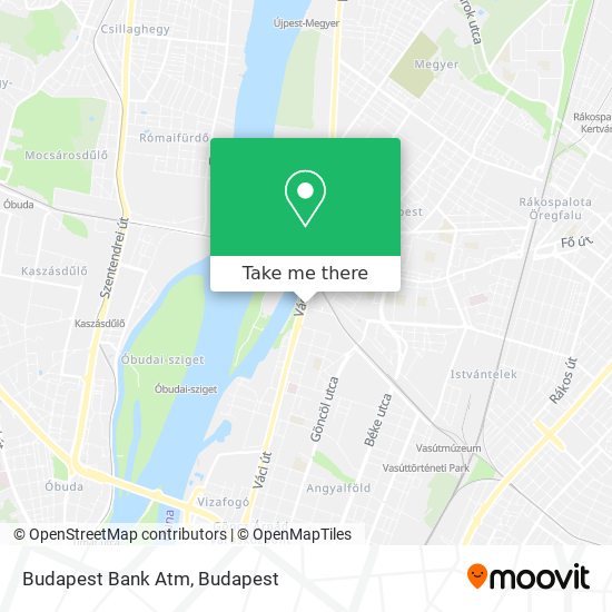 Budapest Bank Atm map