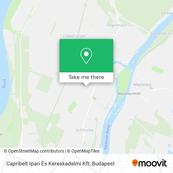 Capribelt Ipari És Kereskedelmi Kft map