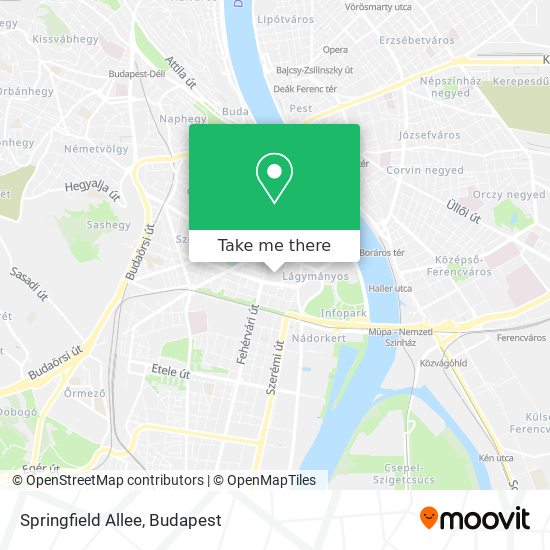 Springfield Allee map