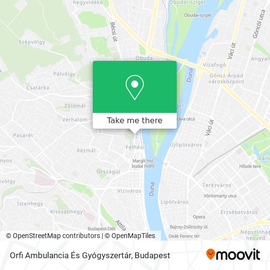 Orfi Ambulancia És Gyógyszertár map