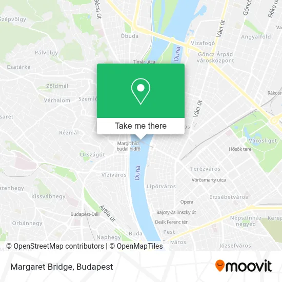 Margaret Bridge map